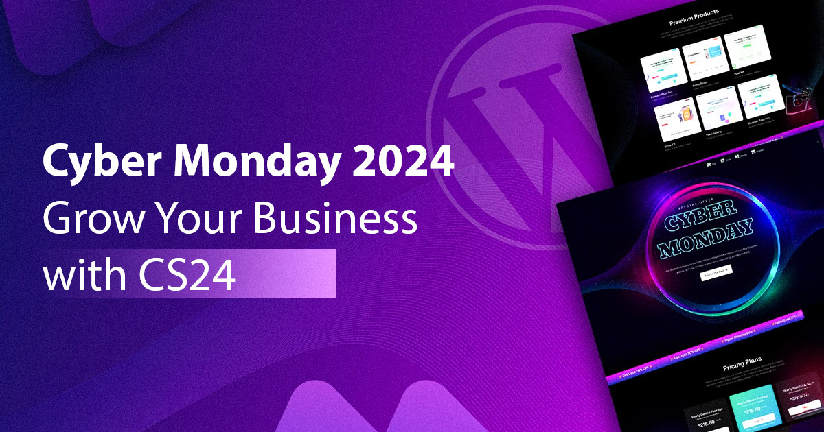 Cyber monday 2024: Grow Your Business with CS24