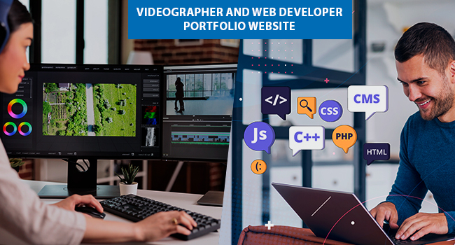 Web developer plus videographer portfolio website